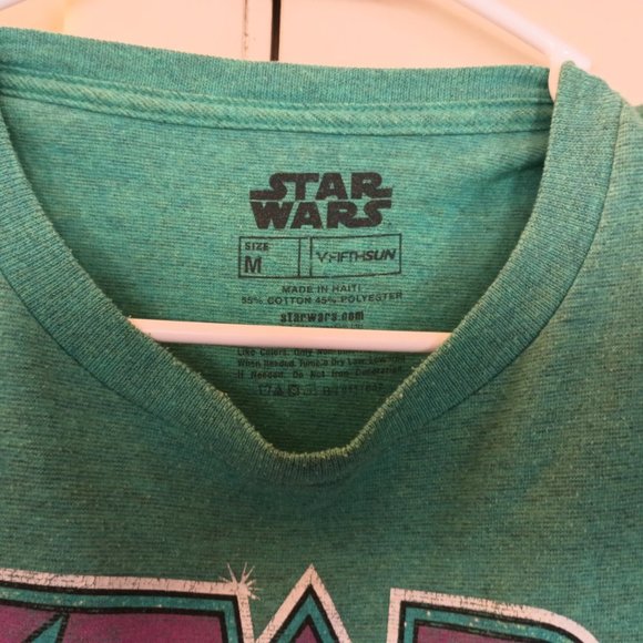 Unisex Fifth Sun Retro style Green Star Wars - Picture 2 of 5